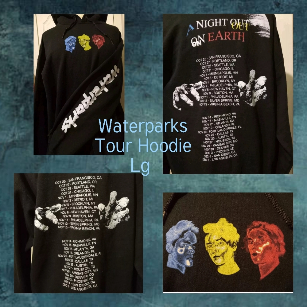 Waterparks Tour Hoodie, L
